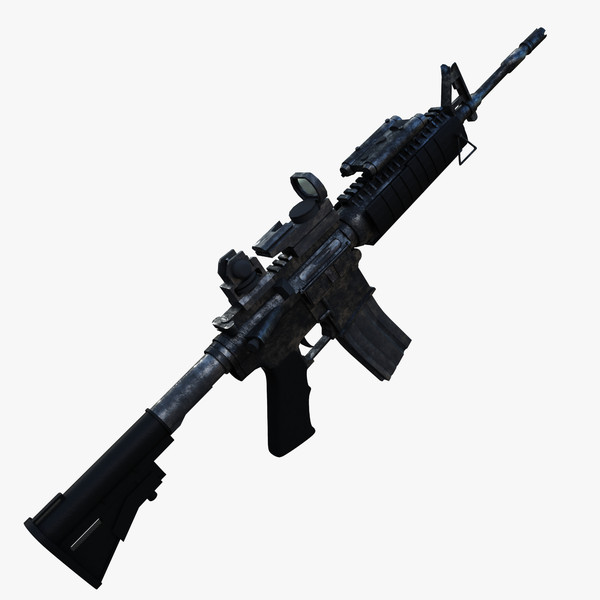m4a1 assault rifle 3d model - m4a1 Assault Rifle by Maarten_Dominicus